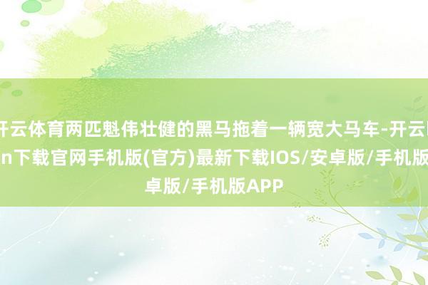 开云体育两匹魁伟壮健的黑马拖着一辆宽大马车-开云kaiyun下载官网手机版(官方)最新下载IOS/安卓版/手机版APP