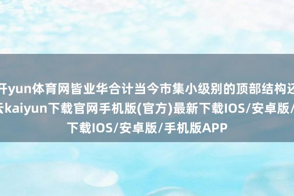 开yun体育网皆业华合计当今市集小级别的顶部结构还是酿成-开云kaiyun下载官网手机版(官方)最新下载IOS/安卓版/手机版APP