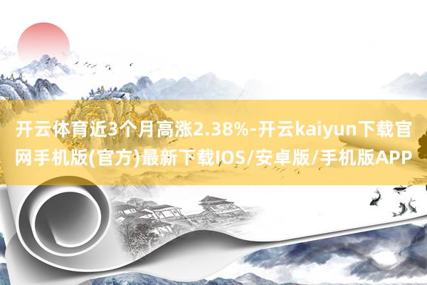 开云体育近3个月高涨2.38%-开云kaiyun下载官网手机版(官方)最新下载IOS/安卓版/手机版